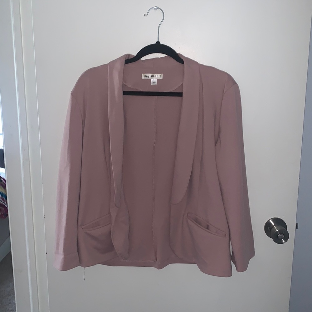 Pink blazer